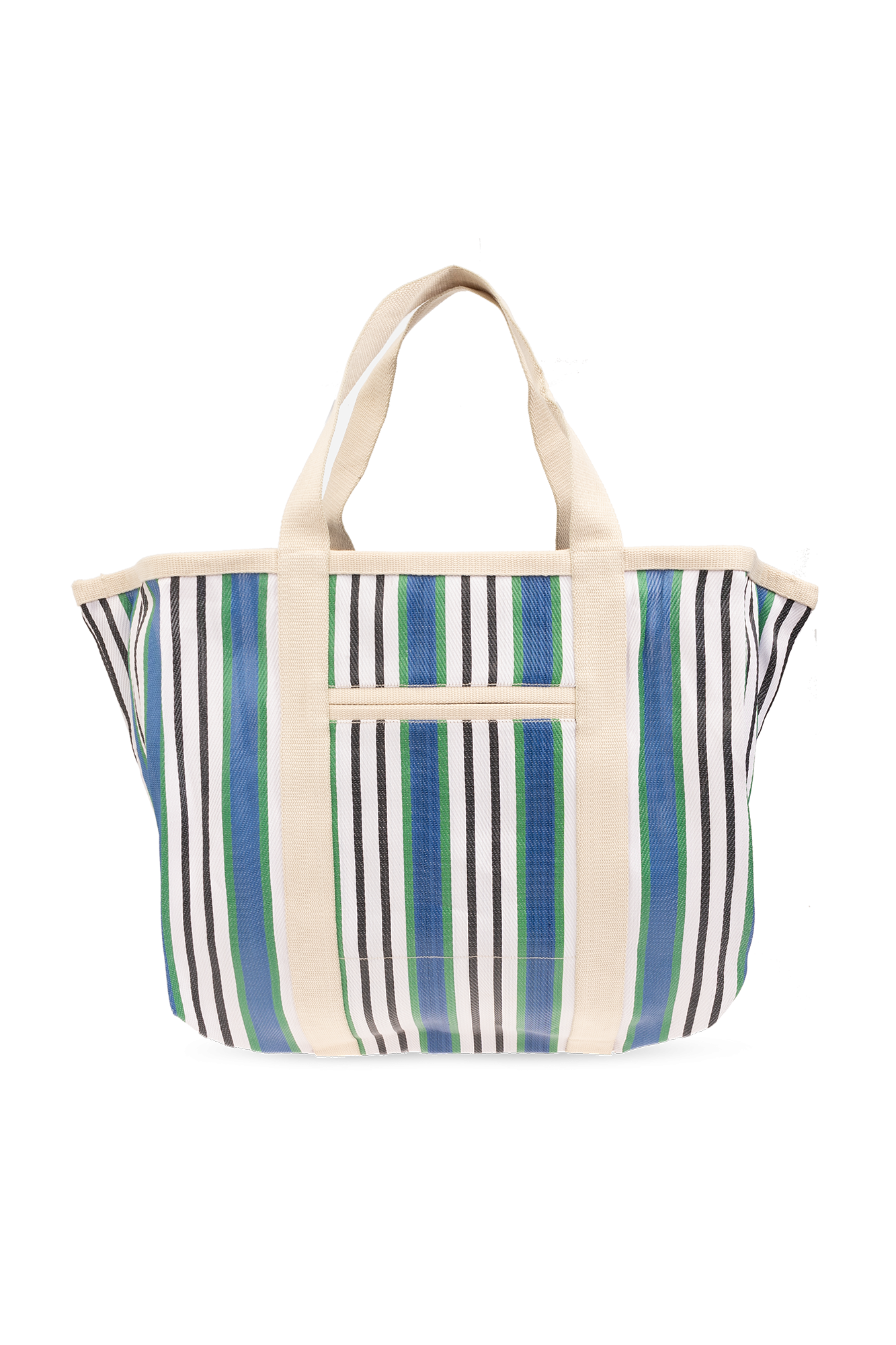 【ISABEL MARANT】DARWEN Stripe Logo Tote Bag Blue Isabel Marant Darwen Tote Bag | Liberty